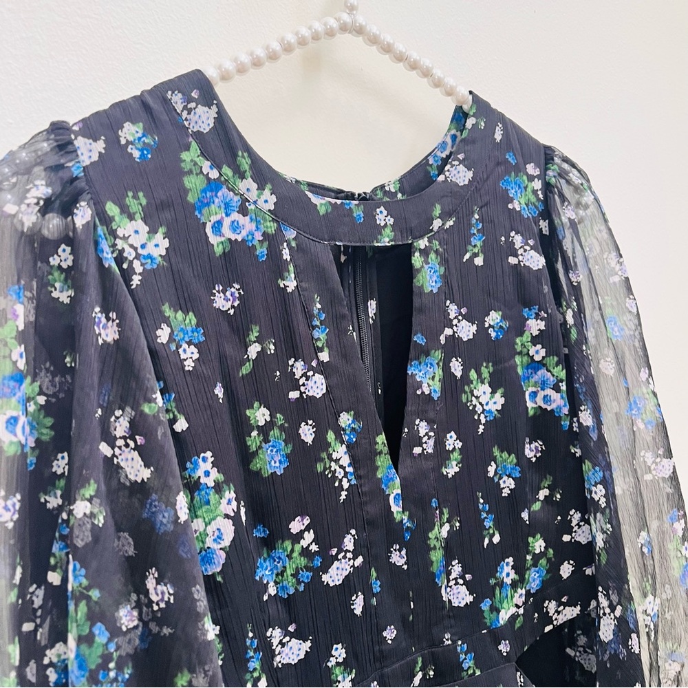 Maje Risof Floral Cutout Maxi Dress - Picture 8 of 16